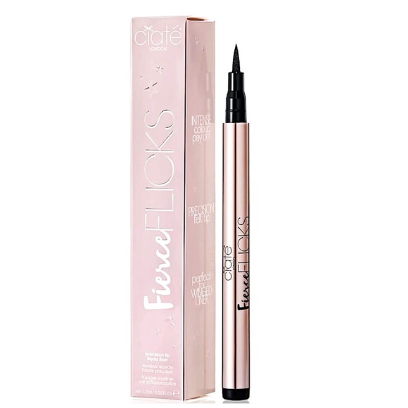 Cíaté London Fierce Flicks Precision Tip Liquid Liner in Black. - Picture 1 of 9